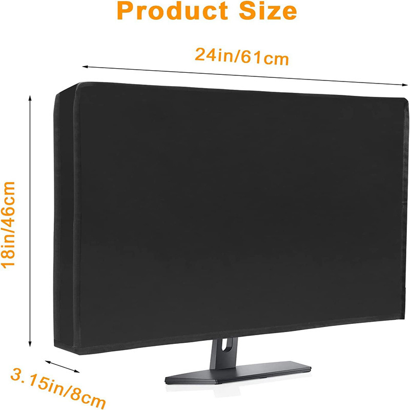 Kryt za stolne monitore s LCD zaslonom, otporan na prašinu i vodu