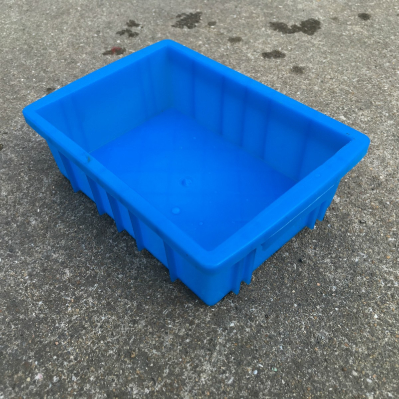 HDPE ojačana kutija za instrumente, plastična kutija za alate, standardnih dimenzija, unutarnje 155×110×50 mm, vanjske 176×123×55 mm, visoka čvrstoća, injekcijsko oblikovanje, s tiskanim logom