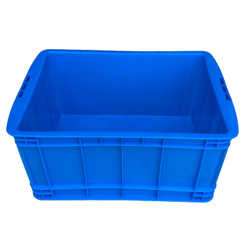 HDPE πλαστικό ορθογώνιο κιβώτιο μεταφοράς με παχύτερα τοιχώματα, αποθήκευση, εσωτερικά 450×320×240 mm, εξωτερικά 510×352×250 mm, χωρητικότητα 40 kg