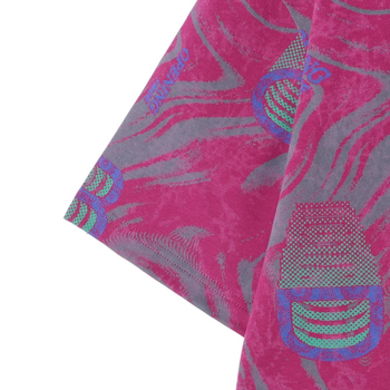 Ljetno visokokvalitetno muško T-shirt u američkom stilu s kontrastnim printom, lagana luksuzna tkanina, kratkih rukava, okrugli izrez, casual i svestran.