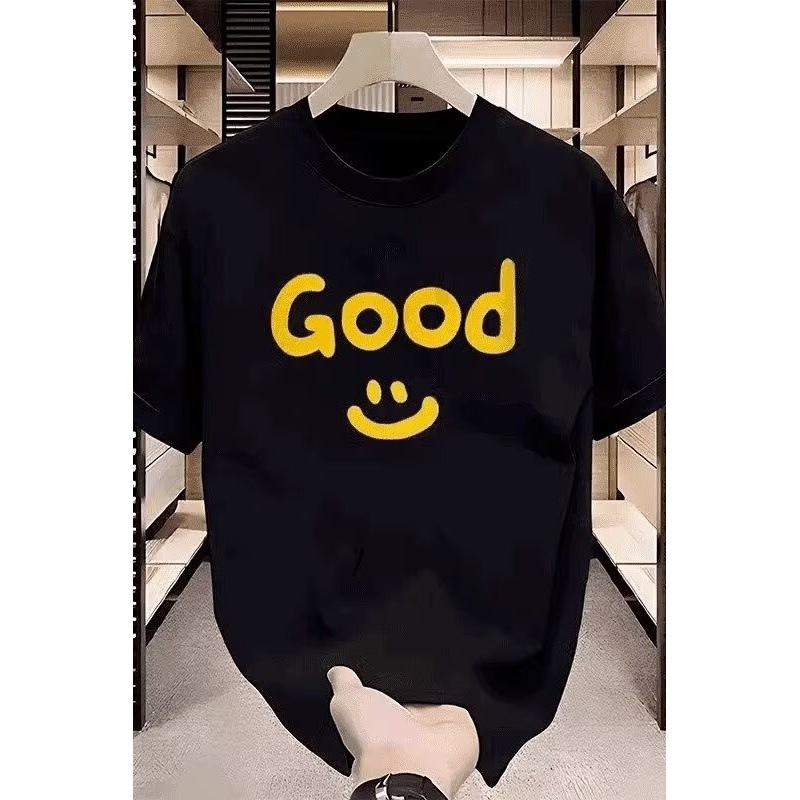 2024 novo američki streetwear majica s natpisom slovima, kratki rukav, muškarci, ljeto, širok kroj
