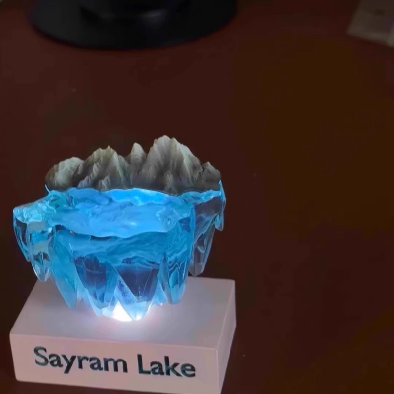 Sjajni 3D magnet za hladnjak od smole – putnički suvenir i kućni dekor, poklon