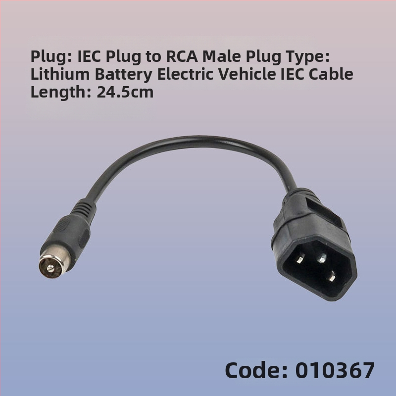 Kábel adaptér DC XLR konektora pre elektromobil s lítiovou batériou