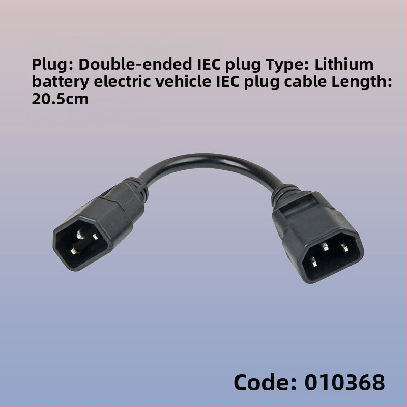 Kábel adaptér DC XLR konektora pre elektromobil s lítiovou batériou