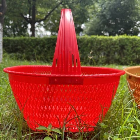 Plastična košara za voće i povrće, jaja, ručno pletene od imitacije ratana i bambusa, košarica za kupovinu, svadbeni dar