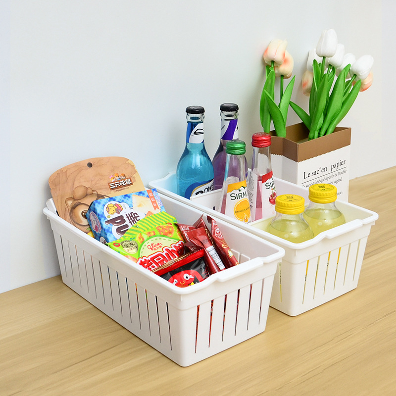 Plastična stolna košara za pohranu - minimalistički organizator za dom, kupaonicu i ured