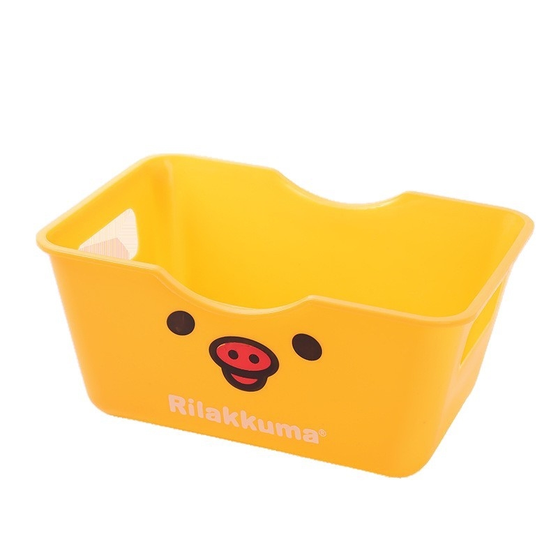 Rilakkuma kućna kutija za skladištenje, plast za prehrambenu kvalitetu, spremnik za orašaste plodove i sjemenke za dnevni boravak, košarica za kupaonicu za higijenske potrepštine
