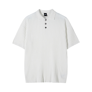 Muška pamučna polo majica kratkih rukava, lagana ljetna polo majica, korejski stil, pruge, slobodan kroj
