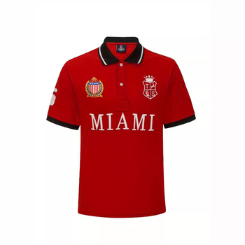Új férfi rövid ujjú pamut polo ing, Miami-stílus, európai méretezés, plusz méret, sportos casual
