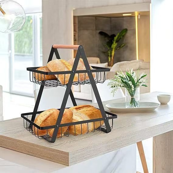 Odvojivi višeslojni koš za skladištenje, višenamjenski koš za voće, moderni minimalistički stil