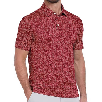 Muška polo majica kratkih rukava, brzo suši, prozračna, poliester tkanina, otisak logotipa, američki stil