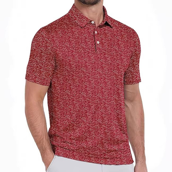 Muška polo majica kratkih rukava, brzo suši, prozračna, poliester tkanina, otisak logotipa, američki stil