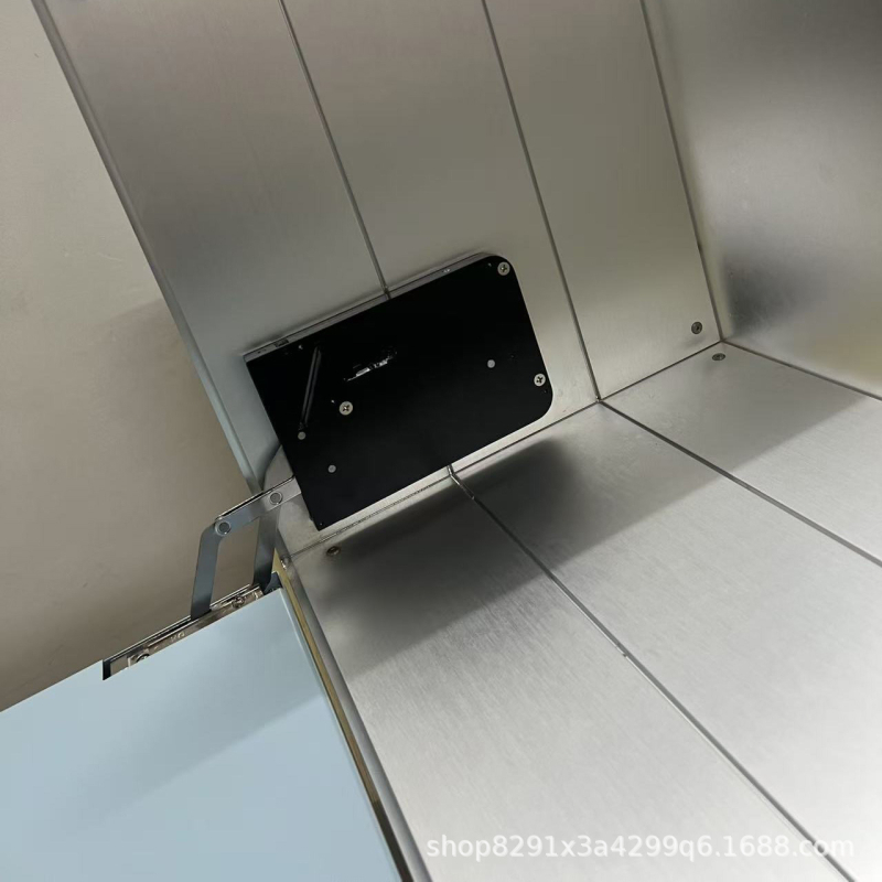 90° aluminijski šarke za DOB modularne ormare, uski aluminijski dizajn s preklopnim mehanizmom
