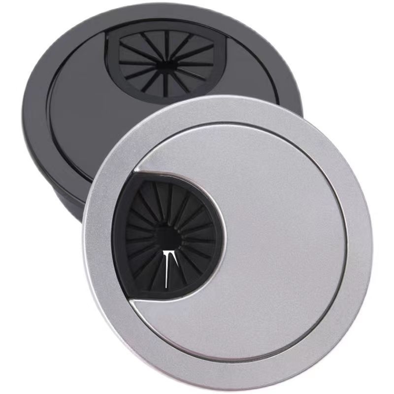 Okrugla kutija za kabel 50/53/60 mm, plastična kutija za upravljanje kabelima, poklopac za otvore za kablove, za konferencijski stol