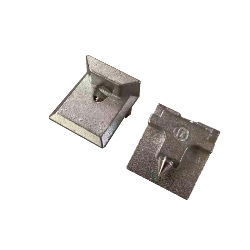 Set spojnih dijelova kućice za zaključavanje prozora i vrata, od nehrđajućeg čelika i aluminija s toplinskim prekidom, europski standard, široki žlijeb, četverodijelni set s anti-provala točkama zaključavanja