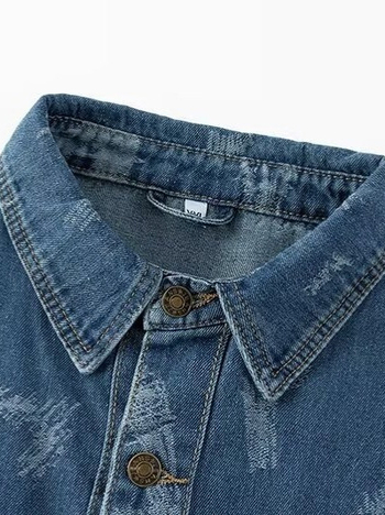 Plusz méretű 8XL férfi denimdzseki, 2024 tavasz-őszi, jacquard vintage mosott, hétköznapi