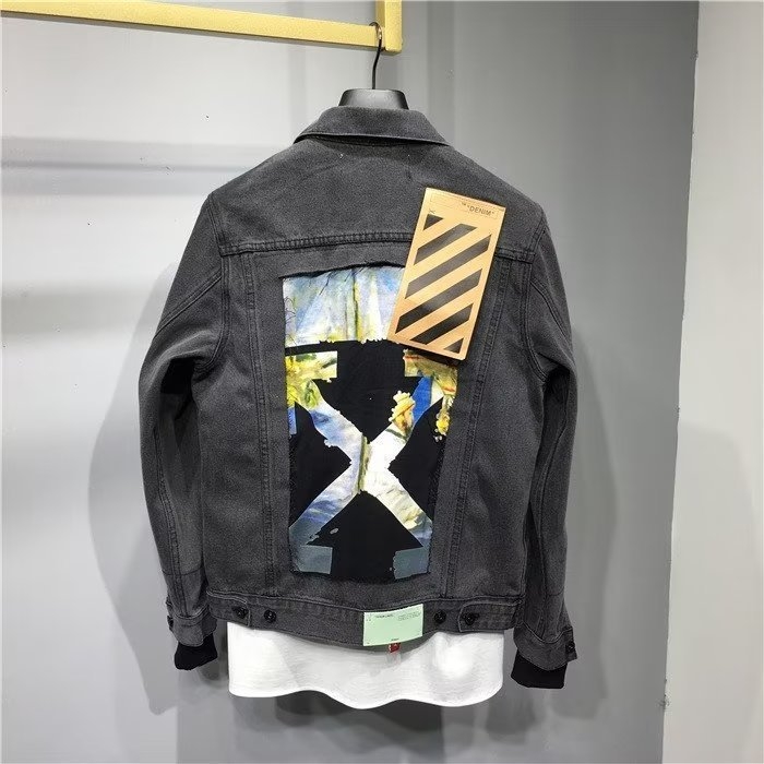 Férfiaknak szóló amerikai retro denim dzseki őszre, magas utcai divat, munkás dzseki, bő szabás, rever gallér