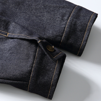 Beijie férfi denim dzseki, 2026 tavasz, homokmosott felület, retro stílus, szabad szabású munkásdzseki