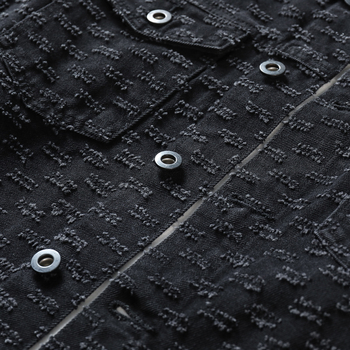 Maple House férfi denim dzseki, 2024 tavasz-ősz, trendi reveres dzseki