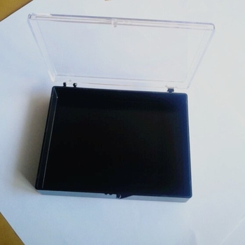 Prijenosna prozirna PS plastična kutija za prilagođene značke – zatvorena poklon kutija, mini kreativna kutija