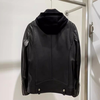 2024 tavasz-ősz férfi PU bőrkabát, koreai stílus, slim-fit, hétköznapi motoros dzseki