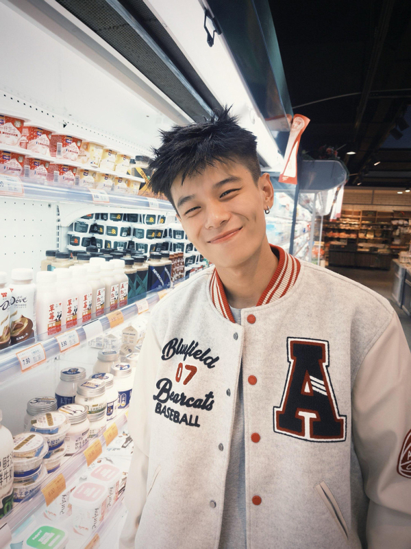 Férfi baseball dzseki amerikai stílusban patchwork betűhímzéssel, tavasz–ősz
