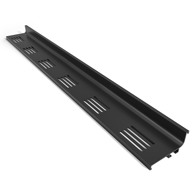 Prilagođeni ormar s prozračnom mrežom, bez ručke, bez bušenja, vrata od čvrste aluminijske legure