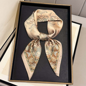 Șal cu imprimeu retro Cashew Pattern, din poliester, pentru femei, versatil pentru utilizare de zi cu zi, senzație elegantă de înaltă clasă, multifuncțional pentru călătorii și protecție solară la gât