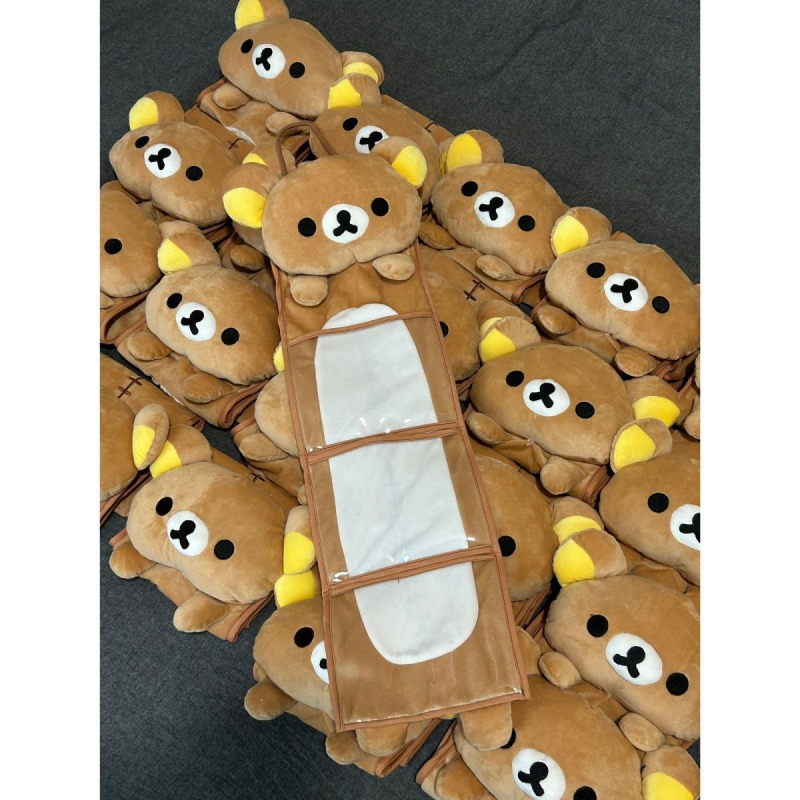 Rilakkuma zidni organizator za pohranu za studentski dom, velika kapaciteta, visi na vratima, za žene