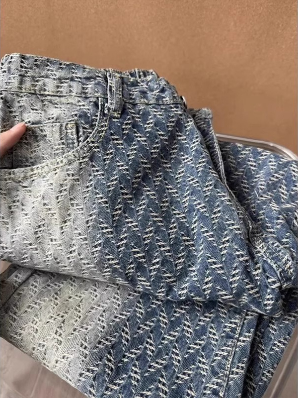 Newbridge férfi denimnadrág retro gradiens mosással, középmagas derék, laza egyenes szabás, tavasz–ősz