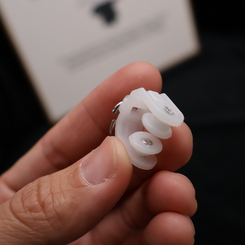 1000 komada u paketu: kotači za zakrivljene tračnice s nosivošću, 1 cm, pribor za ugradnju zavjesa