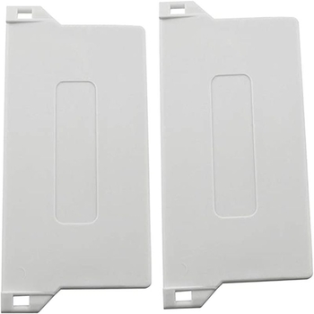 Set od 10 pločica baze 89 mm za vertikalne zavjese, bijela POM
