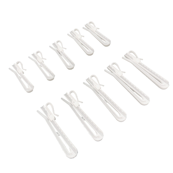 Plastične prilagodljive S kukice za korejske zavjese, teleskopske kukice za tkaninu 7/9 cm