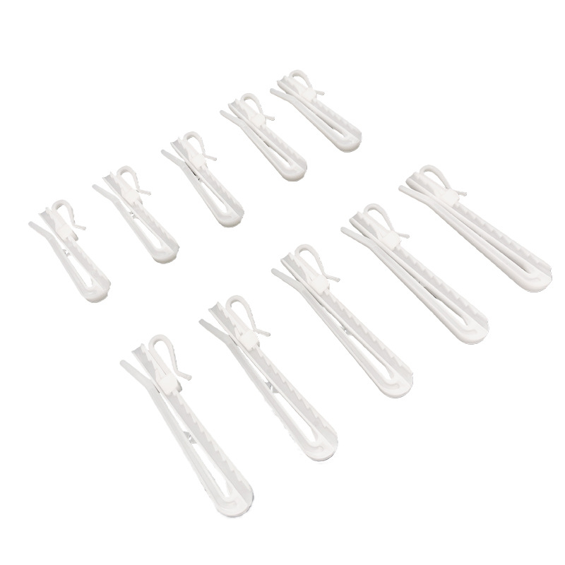 Plastične prilagodljive S kukice za korejske zavjese, teleskopske kukice za tkaninu 7/9 cm