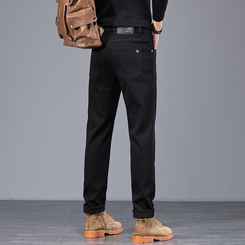 Lyocell férfi farmerok - Slim-Fit, rugalmas, egyenes szabású, európai prémium márka