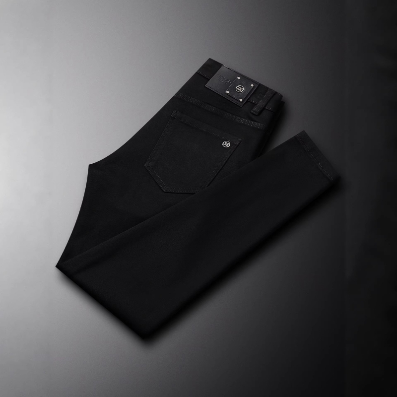 Lyocell férfi farmerok - Slim-Fit, rugalmas, egyenes szabású, európai prémium márka