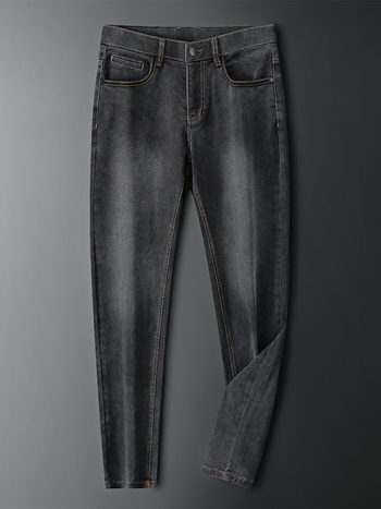 Muške traperice Lyocell denim – jesensko-zimski vintage kroj, uski kroj, rastezljive, svakodnevno nošenje