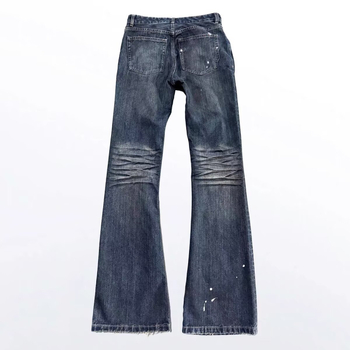 Férfi farmernadrág tavasz-ősz, plusz méret, magas elasztikusság, slim fit, egyenes szár, mikro-flare