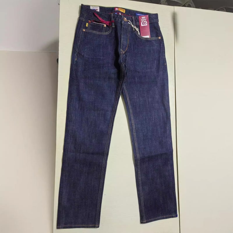 Muške traperice Red-Eared od denima, Slim-Fit, ravne nogavice, vintage stil, 100% pamuk