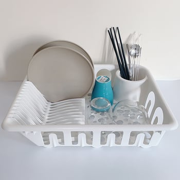 Raft de uscat vase pentru bucătărie, design modern minimalist, suport pe blat