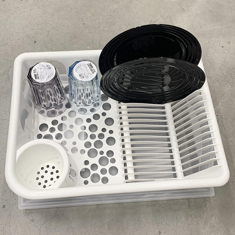 Raft de uscat vase pentru bucătărie, design modern minimalist, suport pe blat