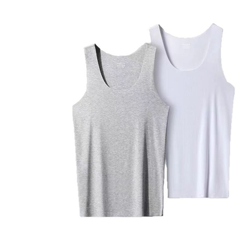 Ανδρικό γιλέκο από Modal με ice silk, χωρίς ραφές, για αθλητικές προπονήσεις, ελαφρύ βασικό ρούχο για καλοκαίρι