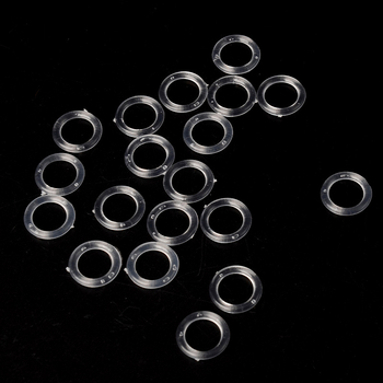 Zavjesni prstenovi, pakiranje 5000 kom, bijele, POM, promjer 10,5 mm, model H50-985, modern minimalistički stil