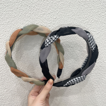 Francuski vintage headband sa širokim rubom, protuklizni dodatak za pranje lica