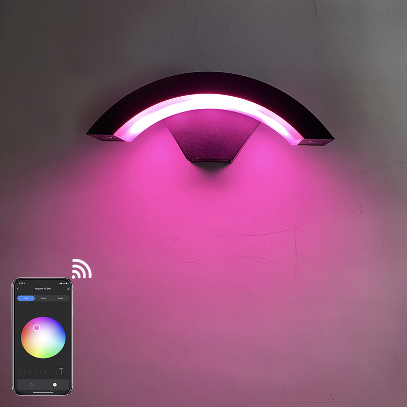 LED vanjska zidna svjetiljka otporna na vlagu, kineskog stila, grafiti dizajn, lampion-stup za vrata