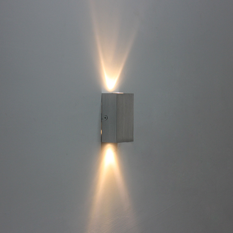 LED zidna svjetiljka - moderni minimalistički stil, kompaktni pravokutni dizajn za hodnik, spavaću sobu ili dnevni boravak