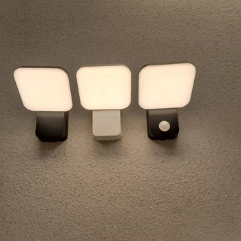 Φωτιστικό τοίχου εξωτερικού χώρου LED IP65 αδιάβροχο με αισθητήρα για κήπο, βεράντα και μπαλκόνι