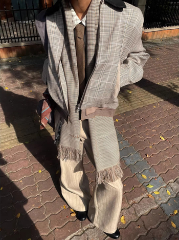 Khaki pliszírozott, A-vonalú és egyenes szárú nadrág, hétköznapi férfi nadrág, őszi munkához