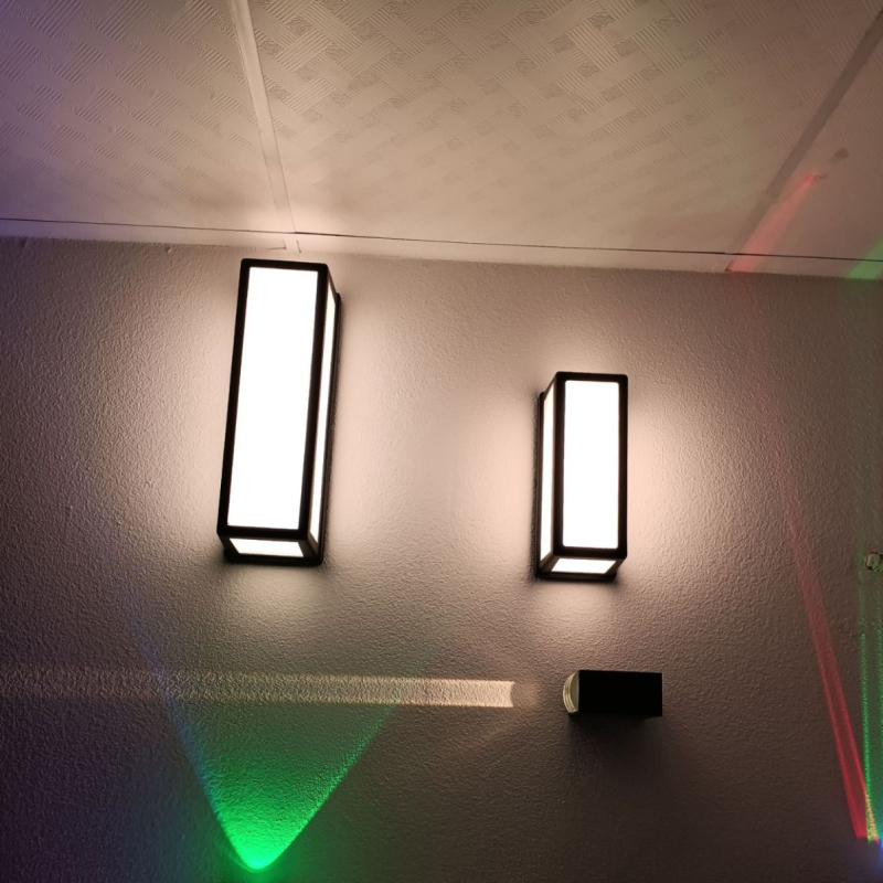 Vanjska LED zidna svjetiljka u kineskom stilu za ulaz u dvorište, moderan minimalisticko-retro dizajn, otporna na vlagu, balkon.