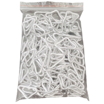 100 darabos fém háromszög alakú csat 3,8 cm, táskákhoz és pántokhoz